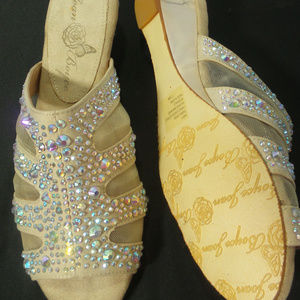 Joan Boyce Beaded Sandle - NEW